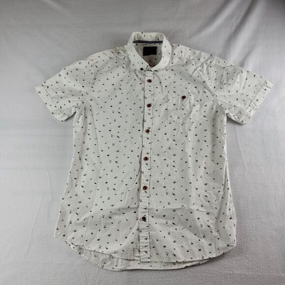 Level Ten Short Sleeve Button Down Men's Shirt Size Medium - Picture 7 of 8